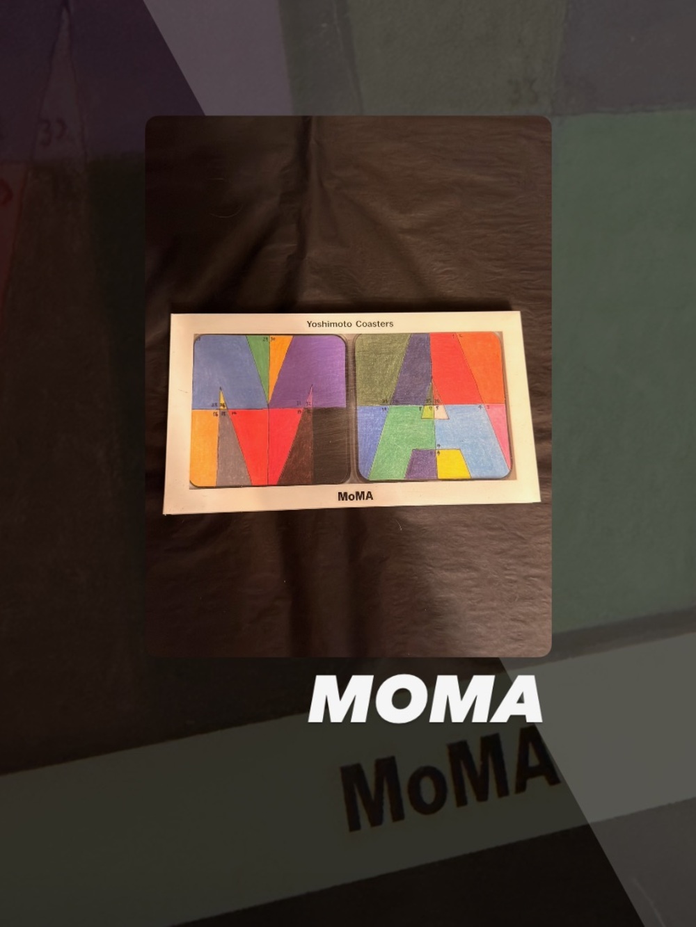 NIB MoMA Naoki Yoshimoto Coaster Set